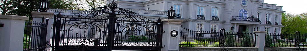 Wrought iron gates-and fences