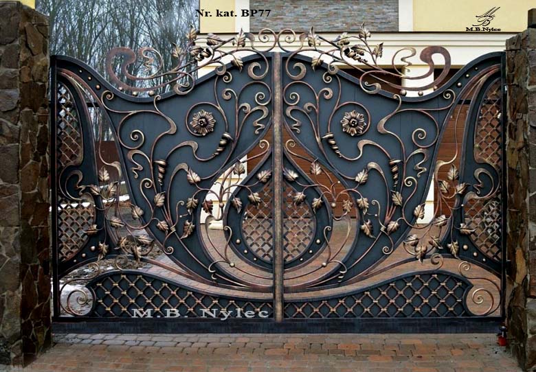 Forged fancy gate