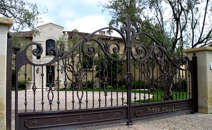 massive openwork gate