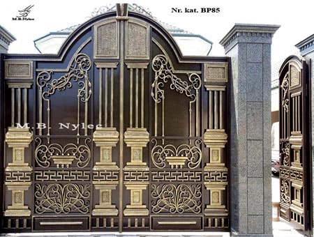 Forged massive full gates - Artistic Blacksmith - The highest quality ...