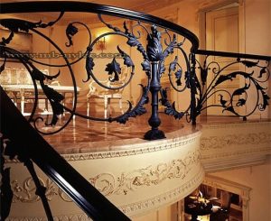 Balustrade with Hand-Forged Acanthus