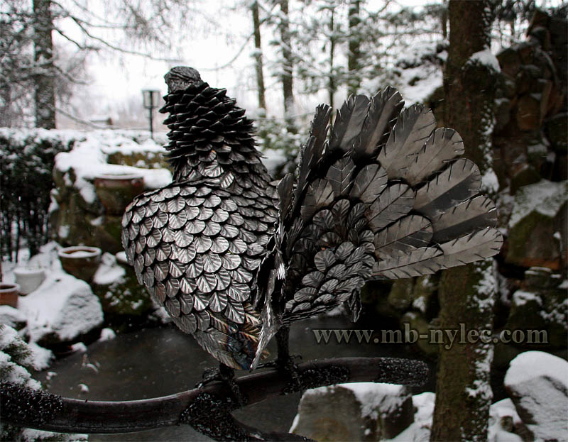 Capercaillie a steel figure