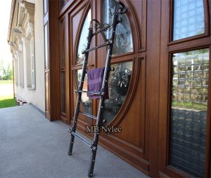 Wrought Iron Ladder Clothes Rack