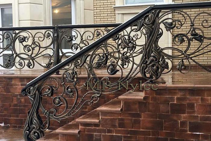 Exclusive forged exterior railing