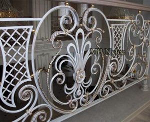 White Glamour Mezzanine Railing