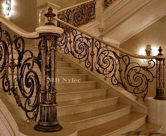 Exclusive stair railing