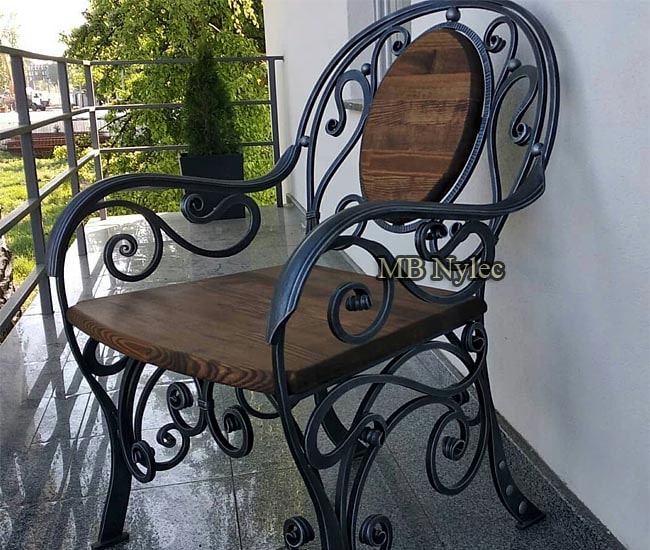 Forged armchair