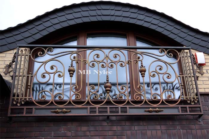 Forged exterior balustrade