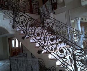 Classic Twisted Stair Railing