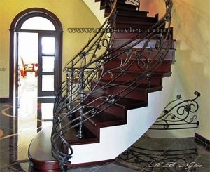Railing for Winding Stairs