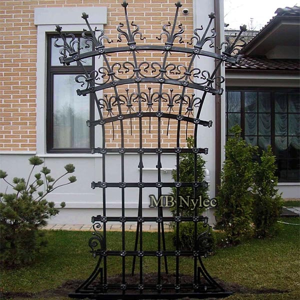 Pergola - a forged trellis for a garden climber