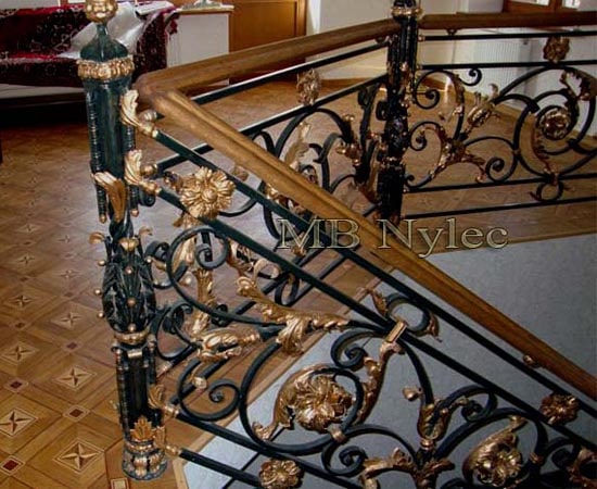Rococo stair railing