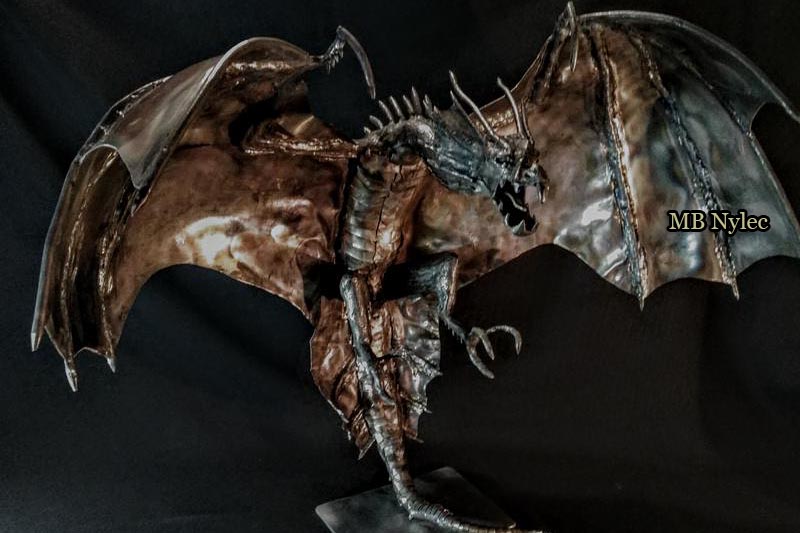 Stainless steel figure dragon