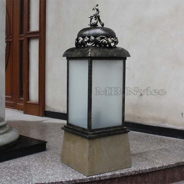 Forged small park lantern