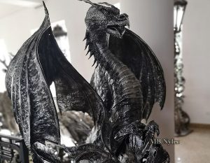 Forged Dragon on a Rock