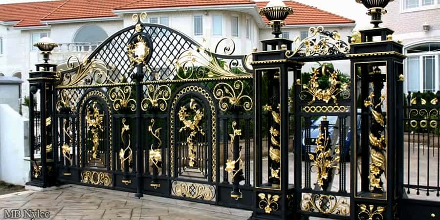 Traditional wrought iron gates and fences