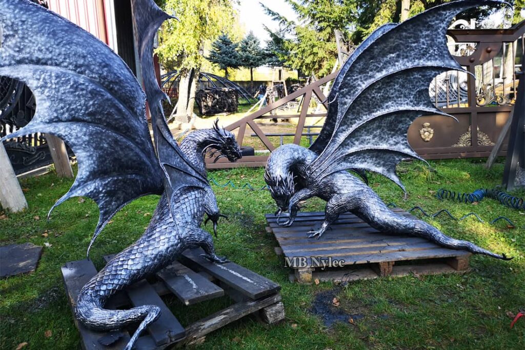 handmade metal forged dragons manufacturer