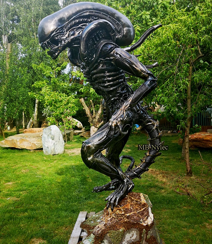 Alien Large metal sculpture