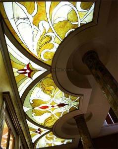 Stained Glass Ceiling or Glass Floor