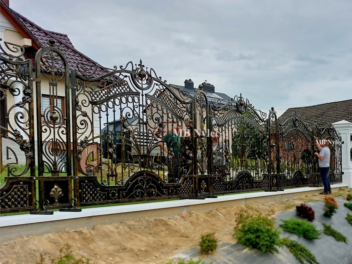 Wrought iron fences