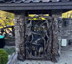 Designer Branch Gate for a Bin Store