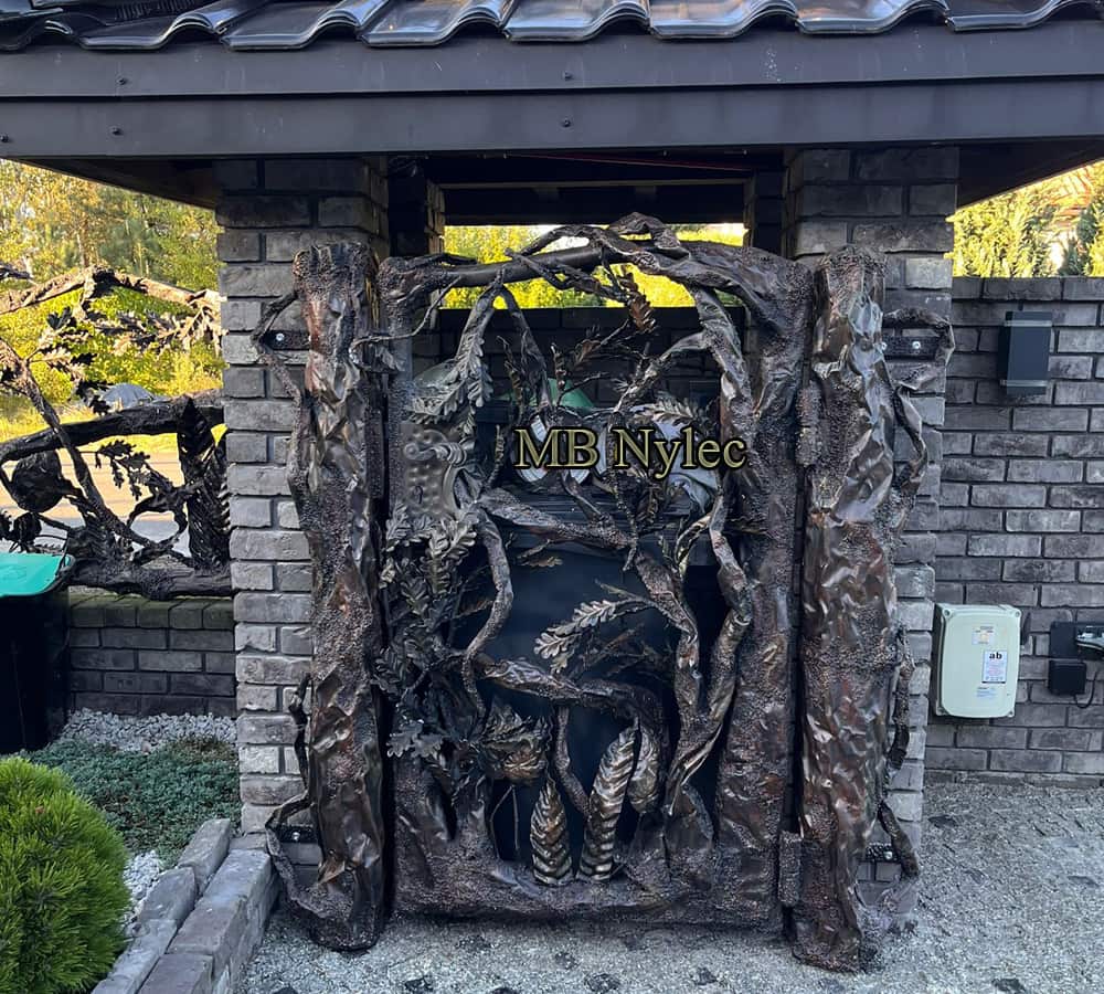 Designer Branch Gate for a Bin Store