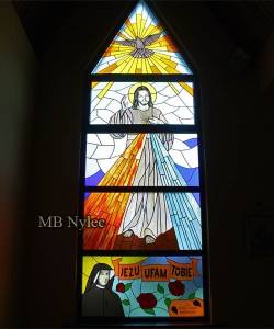 Divine Mercy Stained Glass