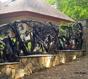 Forged Forest Fence, Highland Style