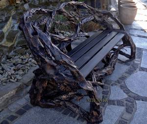 Forged Tree Bench