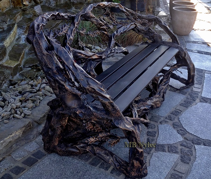 Forged Tree Bench