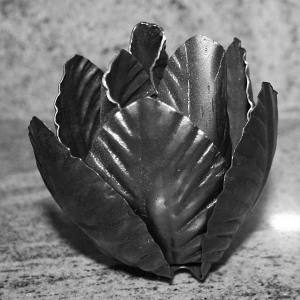Large Forged Tulip 80 mm, H 80 mm