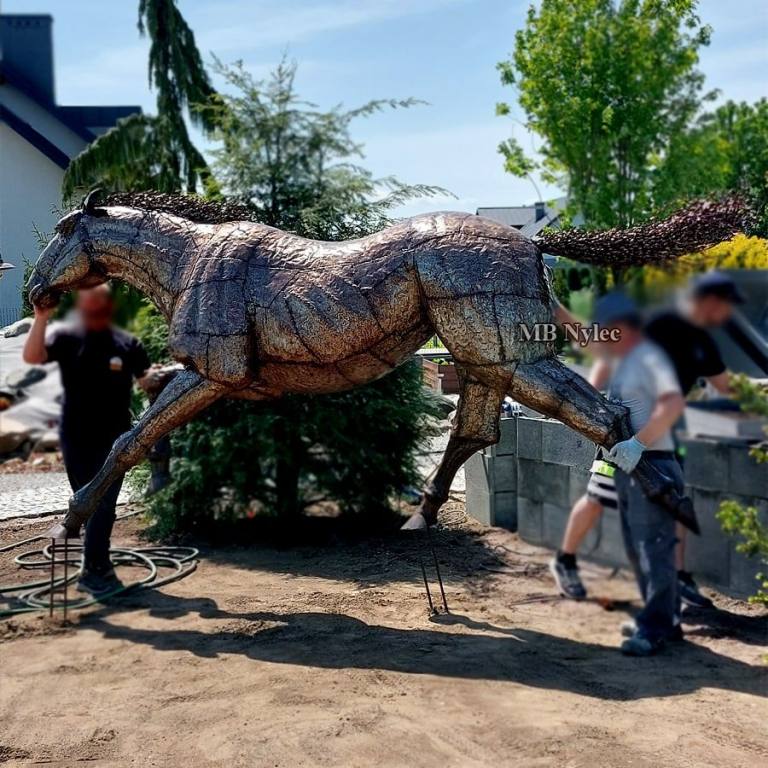 Galloping Horse Sculpture
