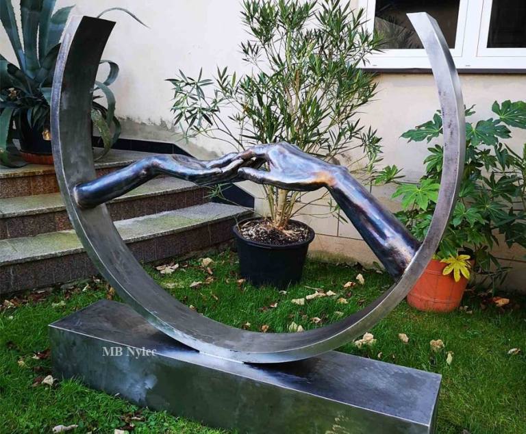 Love – Clasped Hands Sculpture