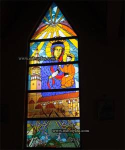 Madonna and Child Stained Glass