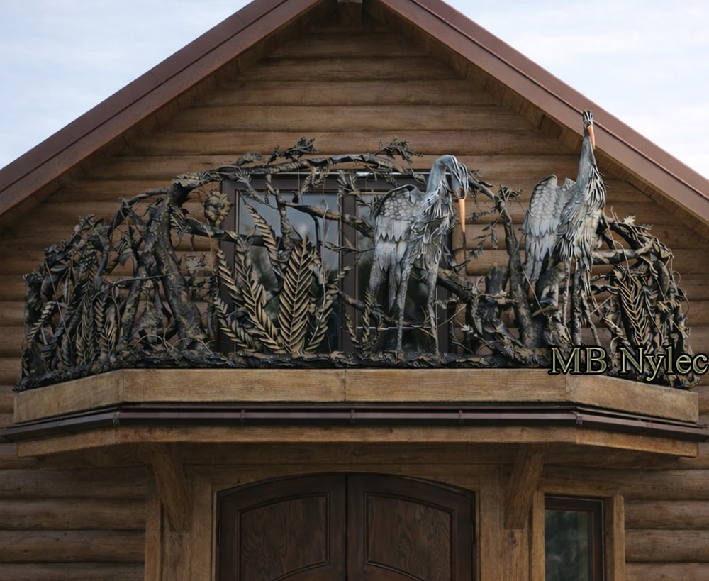 Natural-Style Forged Railing