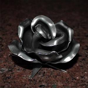 Open Forged Steel Rose 80 mm