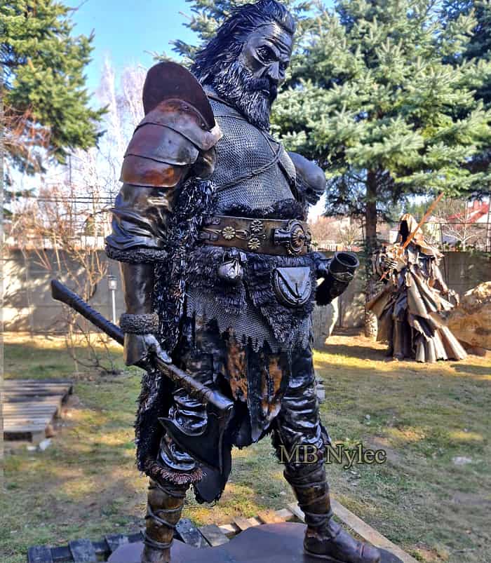 Realistic Viking Sculpture 240 cm