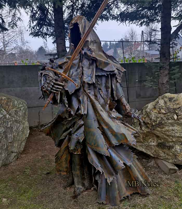 Ringwraith Steel Sculpture
