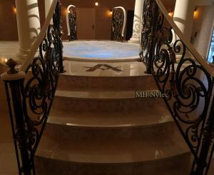 Metal Railing for Spa and Wellness