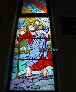 St Christopher Stained Glass