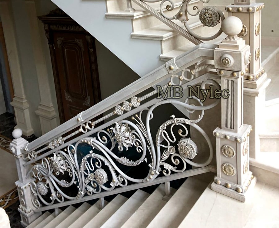 Luxury White Palace Railing